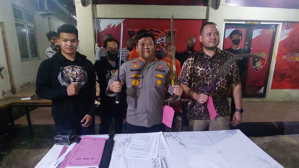 10 Pelaku Geng Motor Diamankan Tim Macan Satreskrim Polresta Jambi 1