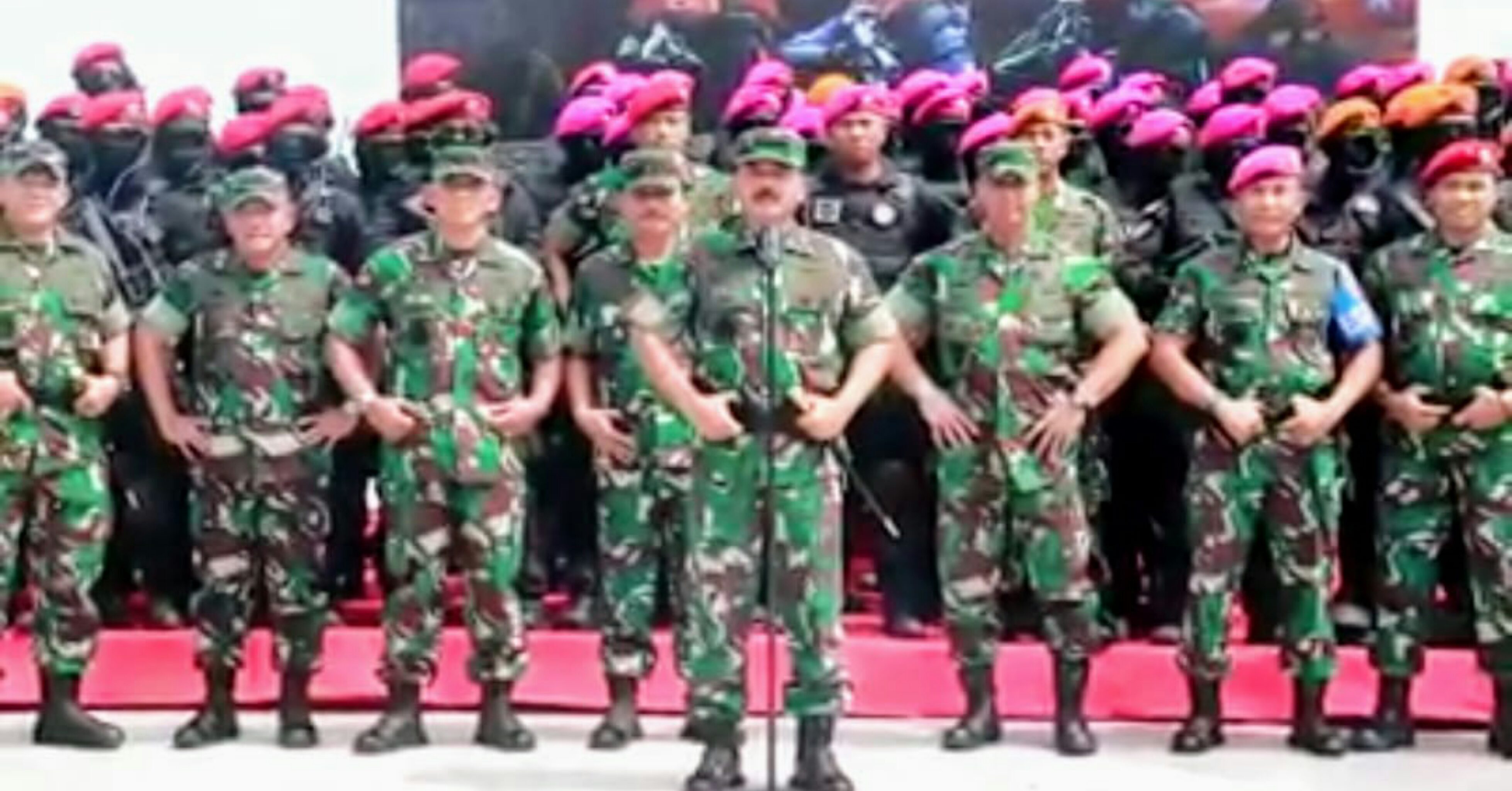 Berani Ganggu Stabilitas Politik?, Maka Akan Berhadapan dengan TNI