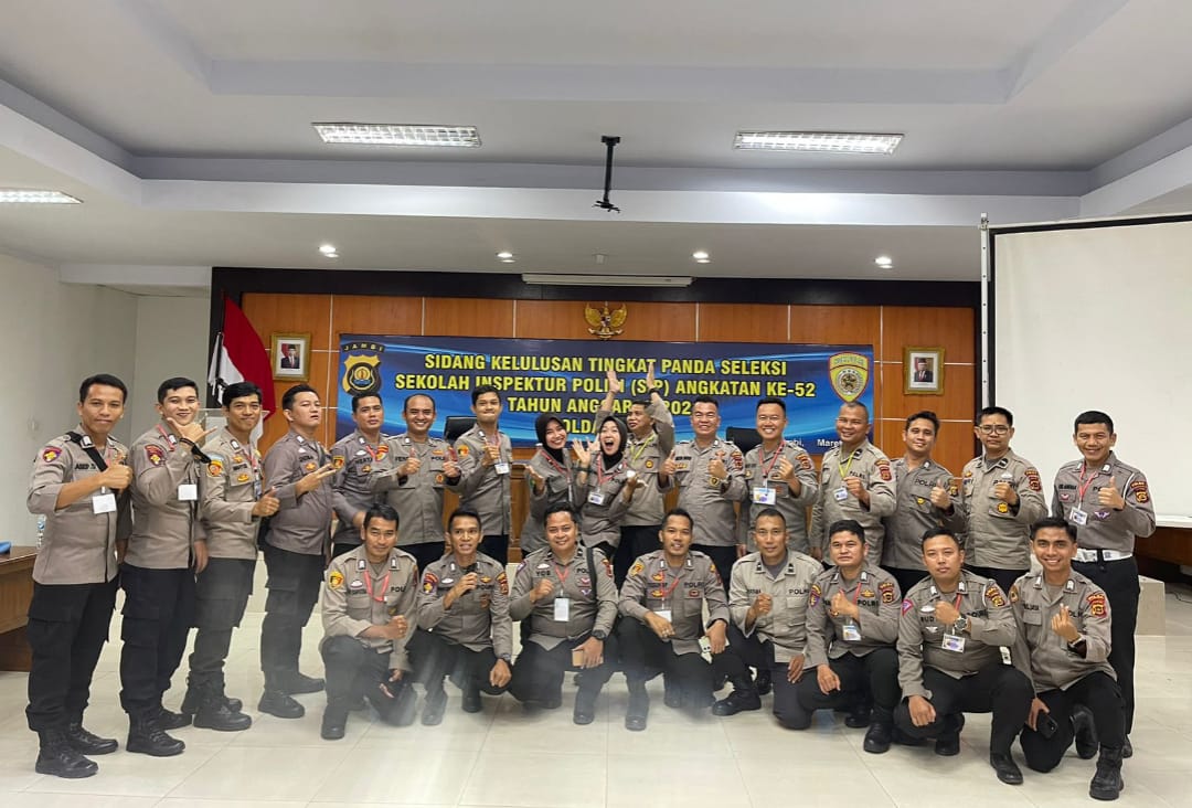 Polda Jambi Gelar Sidang Kelulusan Panda Seleksi Pendidikan SIP Angkatan ke 52 Tahun 2023