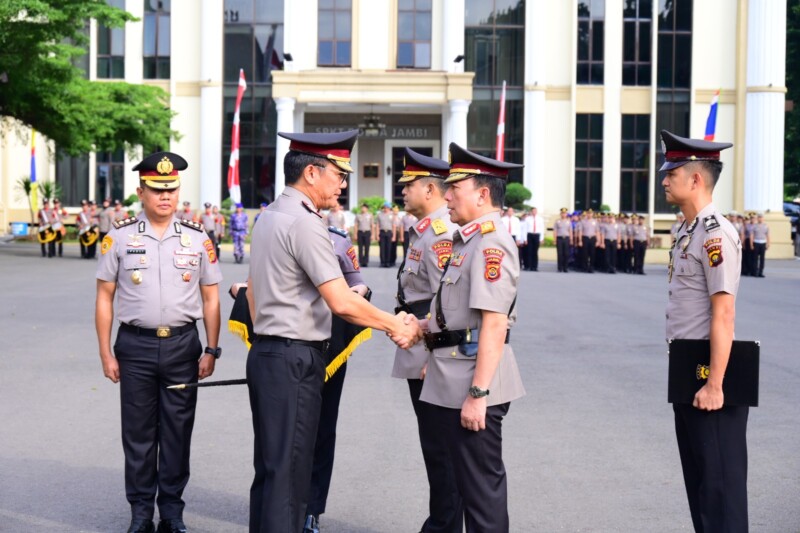 Tongkat Estafet Wakapolda Jambi Berganti, Brigjen Pol. B. Ali Resmi Gantikan Brigjen Pol. M. Mustaqim