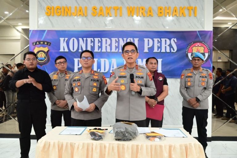 Polda Jambi Ringkus DPO Kasus 58Kg Sabu ‘Alung’ di Kuala Tungkal, Sempat Kabur Lewat Jendela