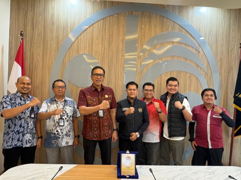 Pengurus PWI Kota Jambi Kolaborasi dan Sinergi bersama Jasa Raharja Jambi