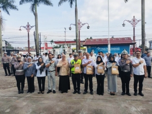 Dorong Optimalisasi Pelayanan Publik, Samsat Kota Jambi Gelar Apel Gabungan Polri, Dispenda dan Jasa Raharja