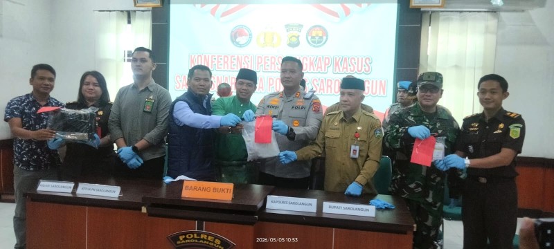 Ungkap Kasus Narkoba, Polres Sarolangun Musnahkan Ribuan Gram Sabu dan Ratusan Ekstasi