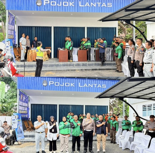Rangkul Komunitas Ojol sebagai Pelopor Keselamatan, Ditlantas Polda Jambi : Sinergi di Bawah Langit Jambi