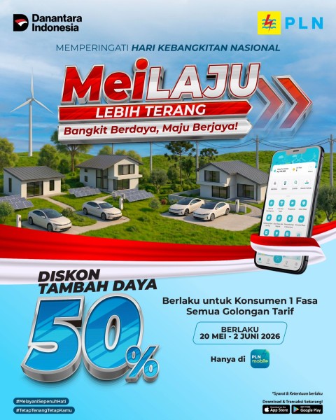 Sambut Hari Kebangkitan Nasional, PLN Kuala Tungkal Beri Diskon Tambah Daya 50 Persen Selama ‘MeiLAJU’
