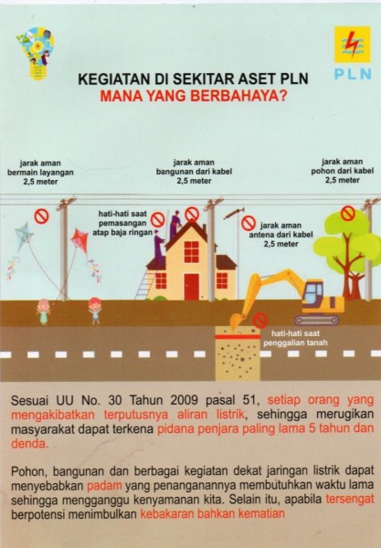 PLN Kuala Tungkal Warning Warga Soal Aktivitas Berbahaya di Sekitar Jaringan Listrik