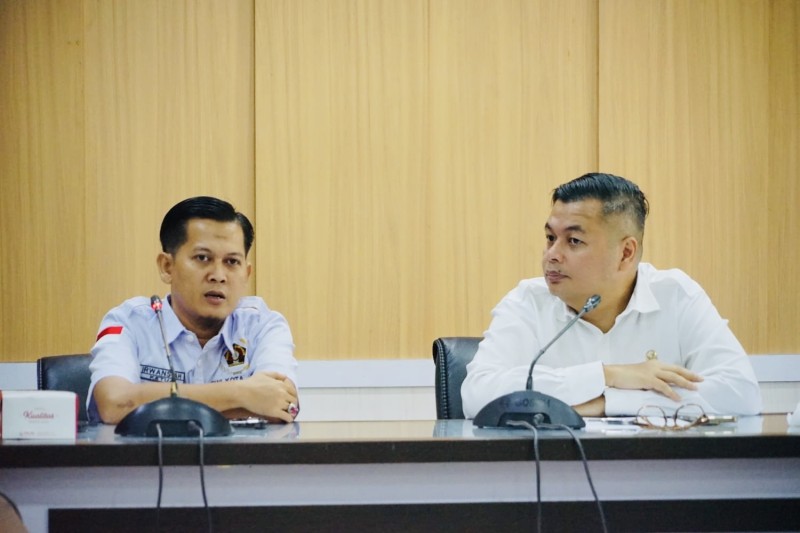 Bersama Pengurus, Ketua PWI Kota Jambi Irwansyah Silaturahmi bersama Ketua DPRD Kota Jambi
