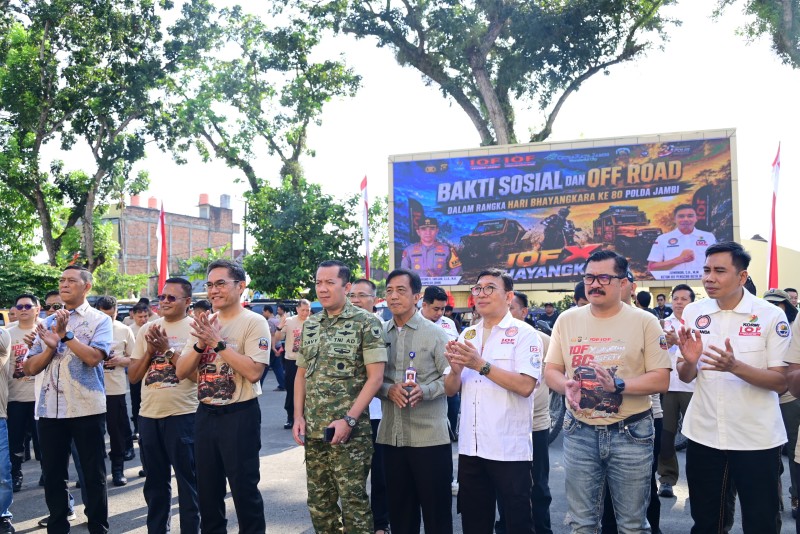 Perkuat Silaturahmi dan Kepedulian Sosial dalam Semangat HUT Bhayangkara ke-80, Polda Jambi Resmi Buka IOF X Bhayangkara 2026