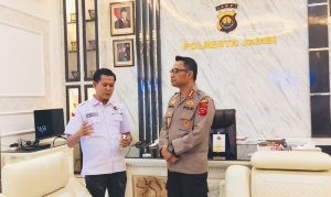 Kapolresta Jambi Sambut Kunjungan Ketua dan Pengurus PWI Kota Jambi Perkuat Sinergi dan Kolaborasi