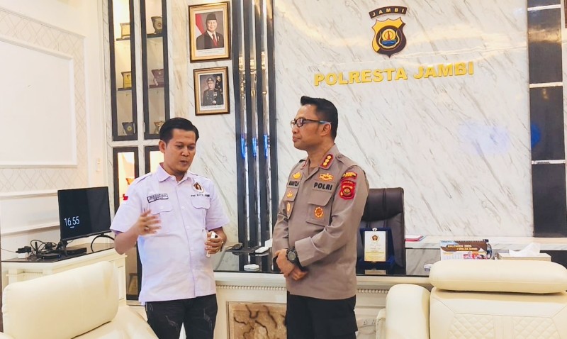 Kapolresta Jambi Sambut Kunjungan Ketua dan Pengurus PWI Kota Jambi Perkuat Sinergi dan Kolaborasi