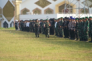 Danrem 042/Gapu Pimpin Apel Gelar Pasukan Pengamanan VVIP Kunker Wapres RI di Jambi