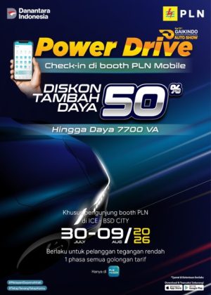 PLN Hadirkan Promo Power Drive, Beri Diskon Tambah Daya 50% di Ajang GIIAS 2026