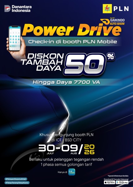 PLN Hadirkan Promo Power Drive, Beri Diskon Tambah Daya 50% di Ajang GIIAS 2026