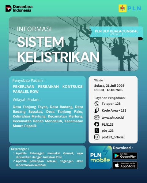 Demi Keandalan Jangka Panjang, PLN ULP Kuala Tungkal Lakukan Pemeliharaan Jaringan Berkala