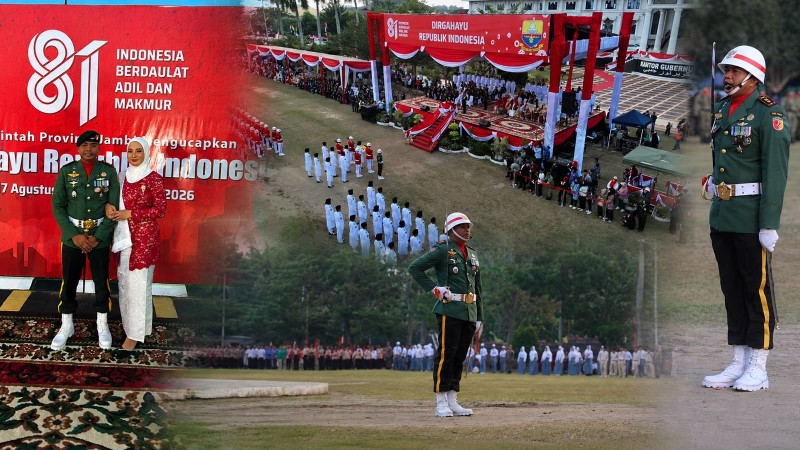 Danyonif Raider 142/KJ Dipercaya Jadi Komandan Upacara HUT ke-81 RI di Jambi, Ini Profil Letkol Inf Aries Munandar Effendi