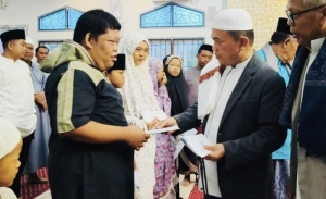 Safari Subuh di Masjid Jami’ Al-Hikmah Kebun Kopi, Al Haris Ingatkan untuk Terus Perkuat Iman