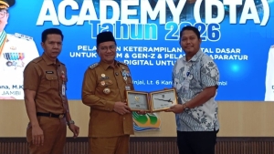 Walikota Jambi Maulana Dorong SDM Melek Teknologi saat Buka Pelatihan DTA Tahun 2026