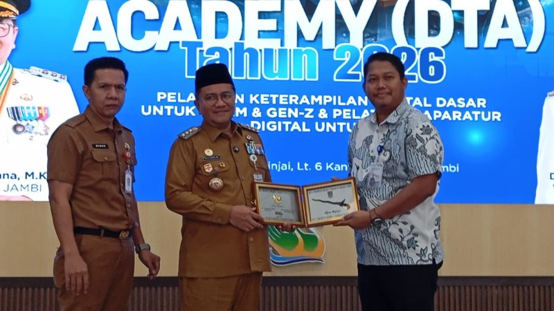 Walikota Jambi Maulana Dorong SDM Melek Teknologi saat Buka Pelatihan DTA Tahun 2026