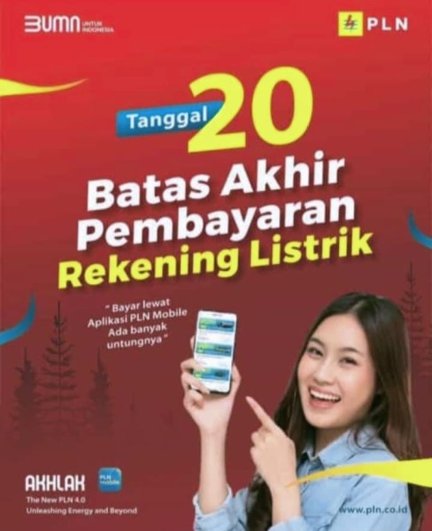 Ingatkan Batas Akhir Pembayaran Tanggal 20, PLN ULP Kuala Tungkal Ajak Pelanggan Bayar Listrik Lebih Awal via PLN Mobile
