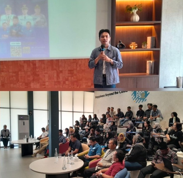 Wawako Diza Buka Workshop Digital Marketing untuk 100 Pelaku Ekraf Milenial Kota Jambi