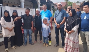 Warga Simpang Rimbo Gelar Syukuran, Kemas Faried Bangun Jalan 60 Meter Lewat Pokir untuk Kenang Almarhum Rafi Akbar