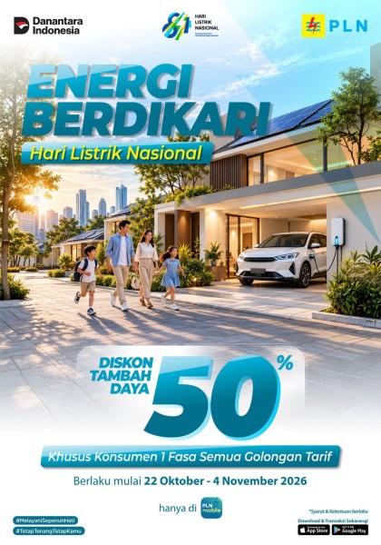 Rayakan HLN 2026, PLN ULP Kuala Tungkal Berikan Diskon Tambah Daya 50 Persen