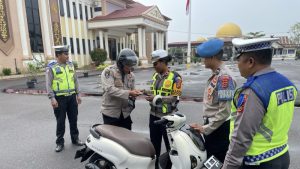Polisi “Razia” Polisi: Langkah Tegas Polres Tanjab Barat Sebelum Tertibkan Warga